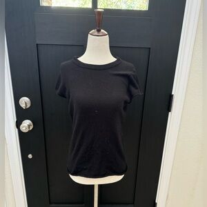 Black cashmere j.crew shirt